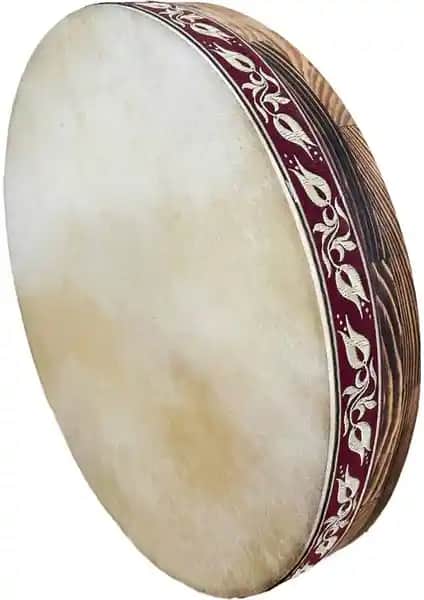 Hanartz Bendir Def Deri 45 Cm Geleneksel Müzik Enstrümanı Yüksek Kalite ve Dayanıklılık