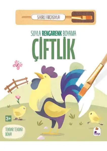 İndigo Çocuk Suyla Rengarenk Boyama Seti Çiftlik Temalı Eğitici ve Sürdürülebilir Bir Sanat Deneyimi