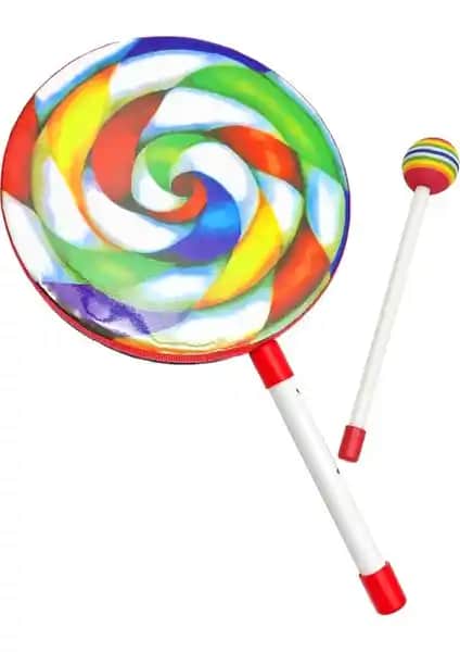 Jwin JLD-2002 Lolipop El Davulu Orff: Çocuklar İçin Eğlenceli ve Eğitici Ritim Aleti