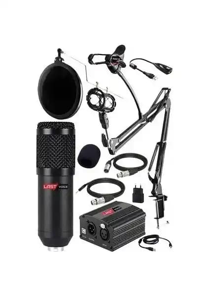 Lastvoice BM800 Mikrofon ve Set ile Evde Profesyonel Ses Kayıt Deneyimi Sağlayın