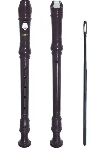 Midex FL-8BN Kahverengi Blok Flüt: Müzik Öğrencileri ve Tutkunları İçin Uygun Model