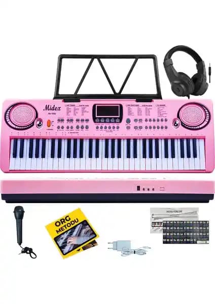 Midex PS-1500PK-H Pembe 61 Tuşlu Başlangıç Seviyesi Müzik Orgası Özellikleri ve Değerlendirmeleri