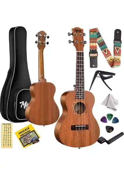 Midex SP-21M Maun Soprano Ukulele Seti: Başlangıç Seviyesi İçin Kapsamlı ve Kaliteli Enstrüman