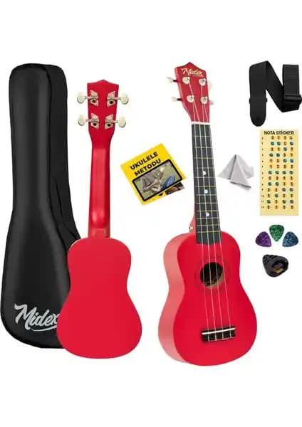 Midex UKX-901RD Kırmızı Soprano Ukulele İncelemesi ve Kullanıcı Yorumları