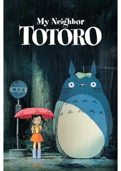 My Neighbor Totoro Poster Fidelyo Tasarım 1988 Sanat ve Dekorasyon Ürünü