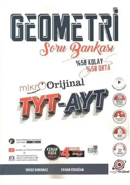 Orijinal Yayınları TYT-AYT Geometri Mikro Soru Bankası Sınava Hazırlıkta Güçlü Destek