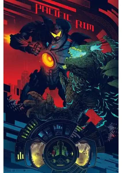 Pacific Rim 2013 07 Afiş Poster Modern ve Estetik Duvar Dekorasyonu İçin İdeal