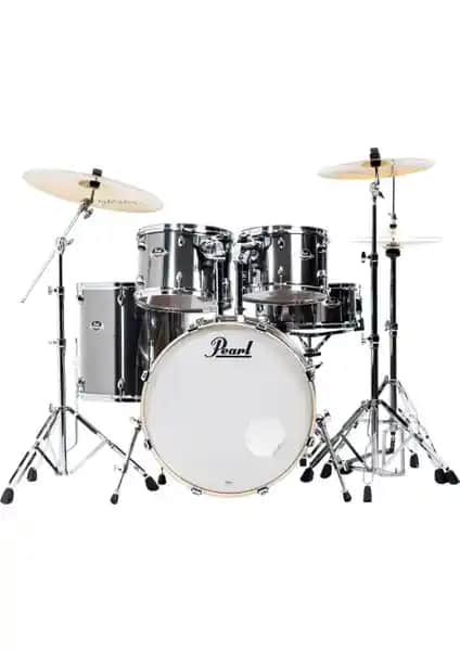 Pearl EXX725BR/C21 Export Smokey Chrome Akustik Davul Seti Profesyonel Kullanım İçin
