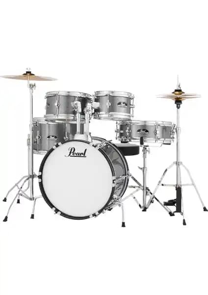 Pearl Roadshow Jr. Grindstone Sparkle 5 Parça Çocuk Davul Seti Güçlü Ses ve Dayanıklılık