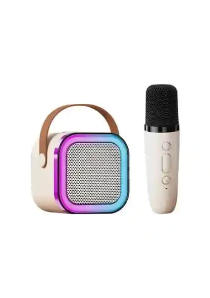 Qasul Kablosuz Mikrofonlu Karaoke Hoparlörü: Gelişmiş Ses ve Görsel Özelliklerle Eğlence Deneyimi