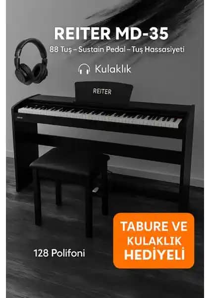 Reiter Md 35 Dijital Piyano: Yüksek Kalite ve Modern Tasarım ile Mükemmel Müzik Deneyimi