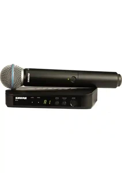 Shure BLX24EPG58 El Tipi Telsiz Mikrofon Seti Profesyonel Ses ve Performans Artırıcı