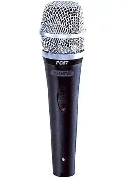 Shure PGA 57XLR Enstrüman Mikrofonu: Profesyonel Kalite ve Dayanıklılık Özellikleri