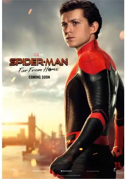 Spider-Man Far From Home 2019 Posterleri - Modern ve Dayanıklı Duvar Dekoru Seçenekleri