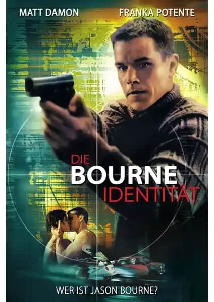 The Bourne Identity 2002 Film Afişi 70x100 cm Yüksek Çözünürlük ve Dayanıklılık