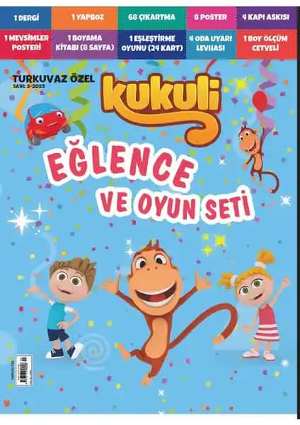 Turkuvaz Dergi Kukuli Eğlence ve Oyun Seti: Çocukların Yaratıcılığını Geliştiren Renkli Oyuncak