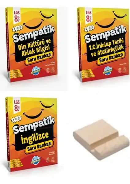 Ünlüler Karması 8. Sınıf LGS Soru Bankası Din Kültürü, İnkılap ve İngilizce İçeriğiyle Öğrencilere Destek