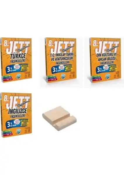 Ünlüler Karması 8. Sınıf LGS Türkçe, İnkılap, Din Kültürü ve İngilizce Fasikülleri Seti