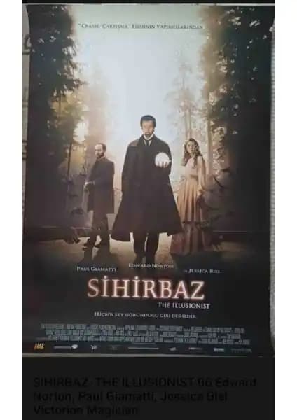Viktorya Dönemi Büyüsü ve Sanatıyla Tasarlanmış Sihirbaz Afişi 66x97 cm Dekoratif Sanat Eseri