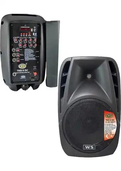 West Sound TKS 8 DC Portatif Seyyar Amfi ile Mobil Ses Çözümünüzü Güçlendirin