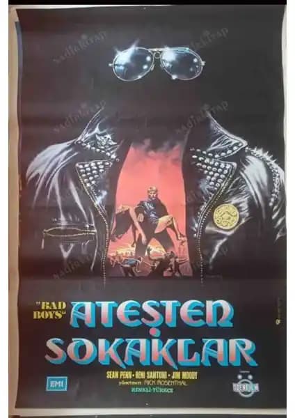 Xlengo Bad Boys Ateşten Sokaklar Film Afişi 70x100 cm yüksek kaliteli baskı ve özgün çizimlerle