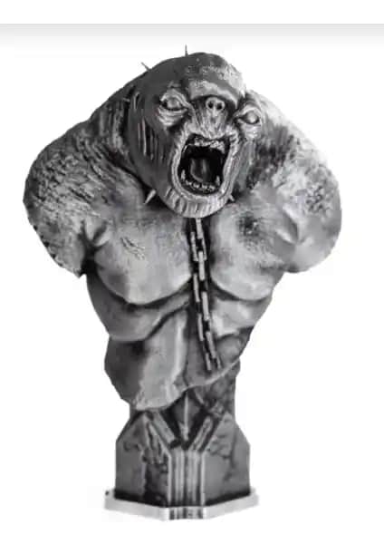 Yüzüklerin Efendisi Temalı Troll Büstü Koleksiyon Parçası 15 cm yükseklikte detaylı tasarım