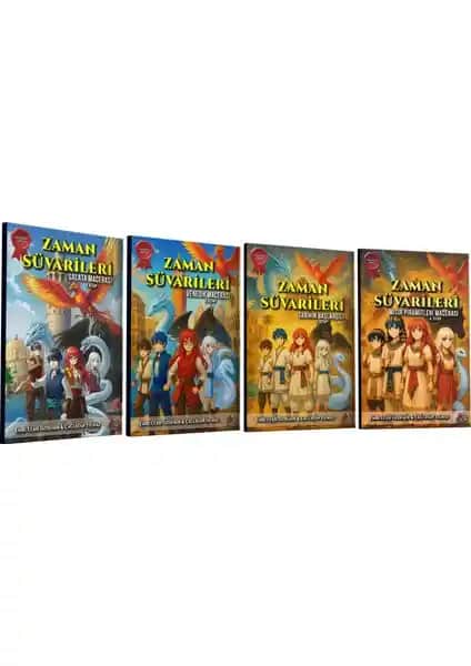 Zaman Süvarileri 4'lü Koleksiyon Seti Çocuklar İçin Tarih ve Macera Dolu Bir Yolculuk