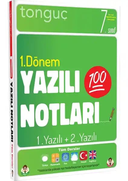7. Sınıf Yazılı Notları: Sınava Hazırlık İçin Kapsamlı ve Güncel Eğitim Kaynağı