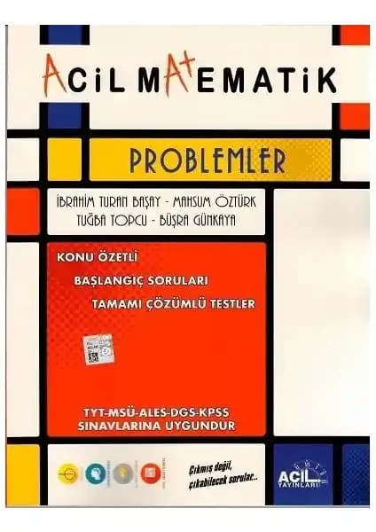 Acil Yayınları TYT Matematik Problemler Kitabı İncelemesi ve Öğrenme Rehberi
