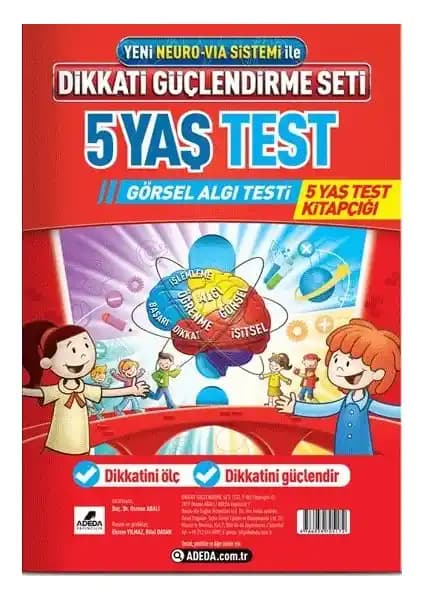 Adeda DGS 5 Yaş Görsel Algı Testi: Çocukların Dikkat ve Zeka Gelişimini Destekleyici Materyal