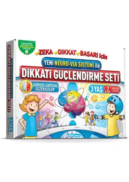 Adeda Yayıncılık Dikkati Güçlendirme Seti: Çocukların Zihinsel ve Dikkat Gelişimini Destekleyen Eğitim Aracı