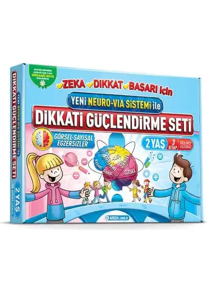 Adeda Yayıncılık Dikkati Güçlendirme Seti: Erken Çocuklukta Beyin ve Dikkat Gelişimine Katkı