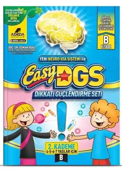 Adeda Yayıncılık Easy Dikkati Güçlendirme Seti Çocukların Zihinsel ve Dikkat Gelişimine Destek