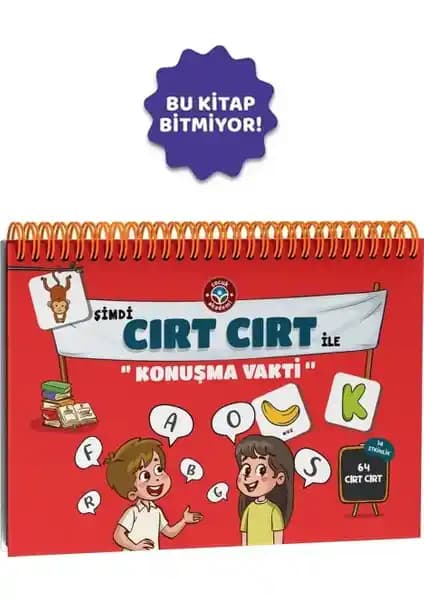 Çocukların Dil Gelişimini Destekleyen Interaktif Eğitim Kitabı: Cırt Cırt ile Konuşma Vakti