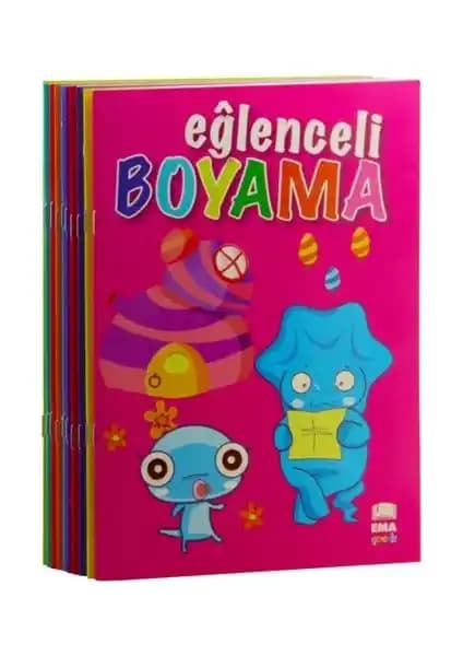 Ema Çocuk Eğlenceli Boyama Seti 10 Kitapla Yaratıcı ve Eğitici Sanat Deneyimi