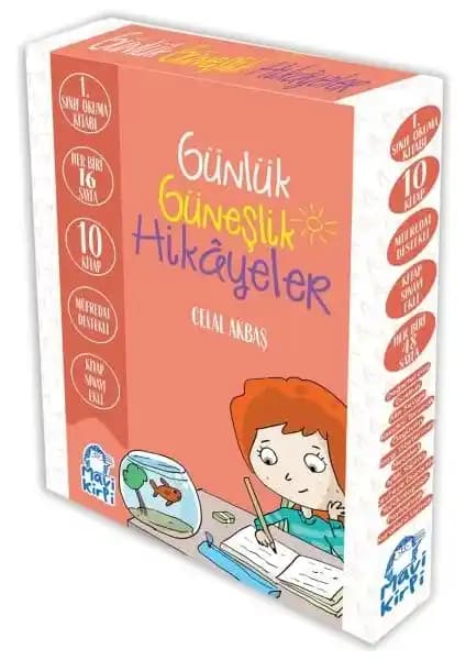 Günlük Güneşlik Hikayeler Seti 1. Sınıf Çocuklar İçin Öğretici ve Eğlenceli Kitaplar