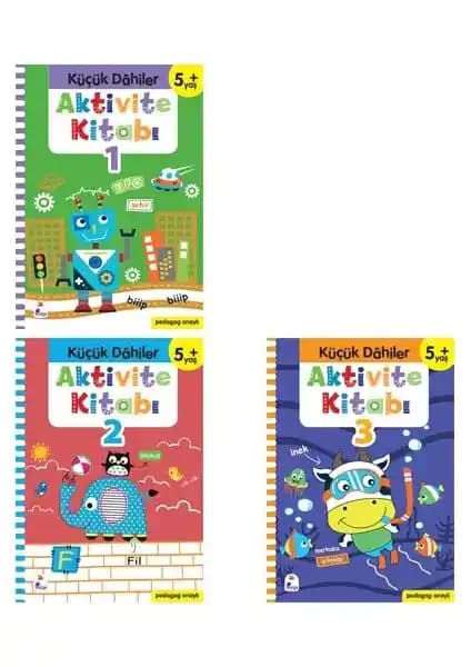 İndigo Çocuk Küçük Dahiler Aktivite Seti 5 Yaş ve Üzeri Çocuklar İçin Eğitici Oyunlar