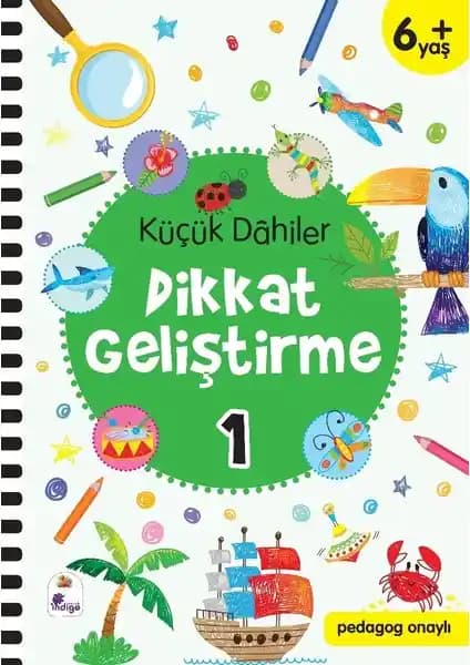İndigo Çocuklar İçin Dikkat ve Motor Becerilerini Geliştiren Eğitici Kitap