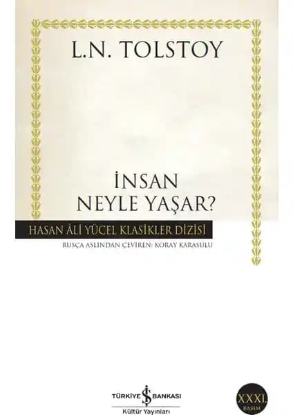 İnsan Neyle Yaşar Tolstoy'un İnsanlık ve Hayat Anlamı Üzerine Derin Düşünceleri
