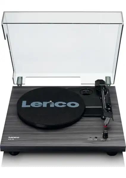 Lenco LS-10 Siyah Pikap Modern Tasarımı ve Yüksek Ses Kalitesi ile Evde Müzik Keyfi