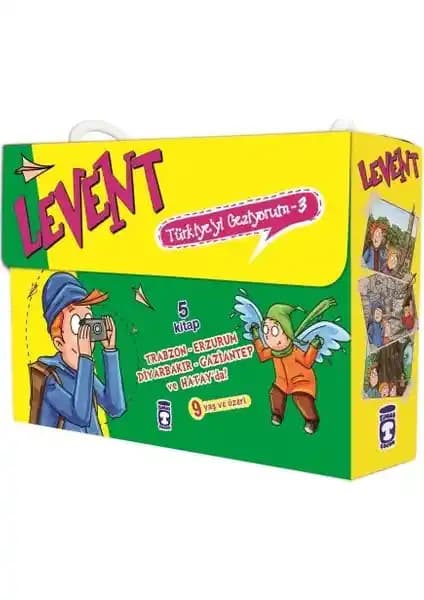 Levent Türkiye'yi Gezi<yor>um 3 Set: Çocuklar İçin Eğitici ve Eğlenceli Türkiye Şehirleri Kitapları