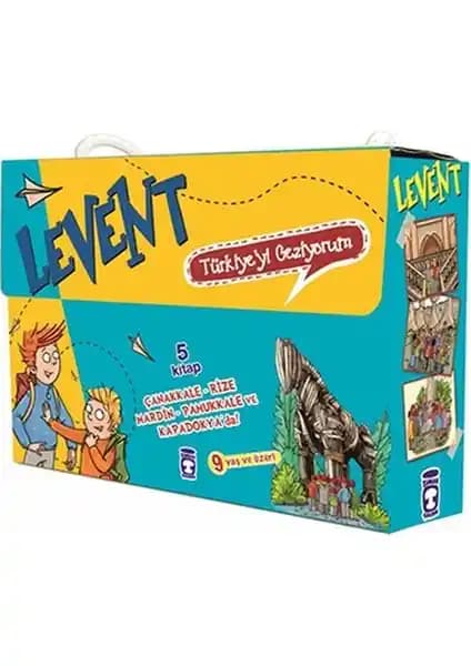Levent Türkiye'yi Geziyor Serisi: 6-8 Yaş Çocuklar İçin Eğlenceli ve Eğitici Kitap Seti