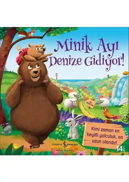 Minik Ayı Denize Gidiyor çocuklar için eğlenceli ve eğitici hikaye kitabı