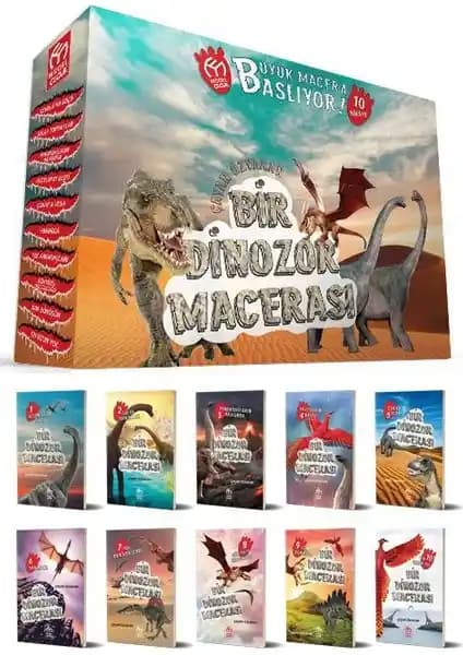 Model Eğitim Yayıncılık'tan Renkli ve Eğlenceli Bir Dinazor Macerası Hikaye Seti