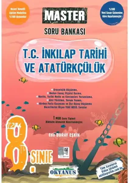 Okyanus Yayınları 8. Sınıf İnkılap Tarihi ve Atatürkçülük Soru Bankası Detaylı İnceleme