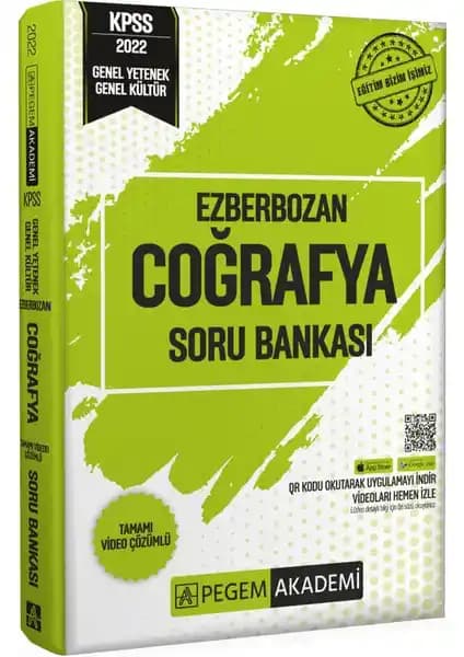 Pegem Akademi 2022 Coğrafya Soru Bankası İncelemesi ve Kullanıcı Değerlendirmeleri