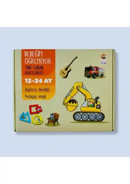 Sincap Kitap Bebek Öğreni Tak Çıkar Kartlarım 12-24 Ay Erken Dönem Gelişim Seti
