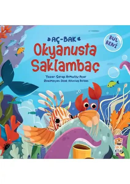 Sincap Kitap Bul Beni: Okyanusta Saklambaç Çocuklar İçin Eğitici ve Eğlenceli Kitap Serisi