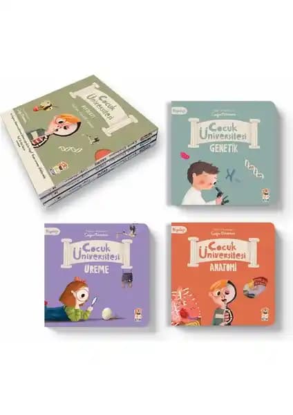 Sincap Kitap Çocuk Üniversitesi 3: Biyoloji Seti Çocuklar İçin Eğitici ve Eğlenceli Bilim Kitapları
