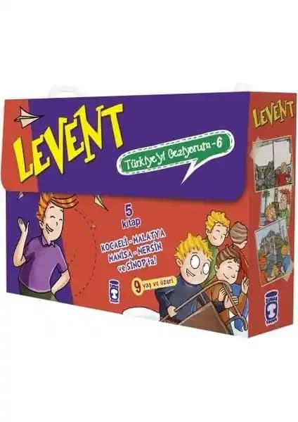 Timaş Çocuk Levent Türkiye'yi Gezi<yor>um Set 6 Kitapları ile Çocuklar İçin Eğlenceli ve Öğretici Keşifler